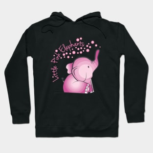 Little Pink Elephants Pink Colors Animals Lovely Daughter Son Hoodie